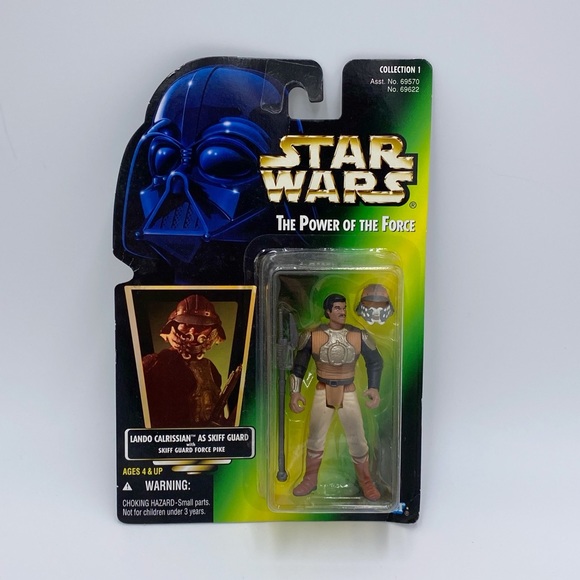 Hasbro Star Wars Action Figure Lando Calrissian as Skiff Guard 1996 - Picture 7 of 7